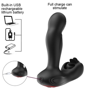 Indossabile anale Plug anello di testa vibratore giocattolo del sesso a distanza per gli uomini leccare la lingua anale della prostata massaggiatore - Product Image 6