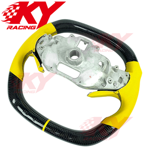 Volant de course en fibre de carbone personnalisé pour Chevrolet Corvette C8 Coupé C6 C7 C5, Camaro, Malibu, Cruze, Silverado - Product Image 3