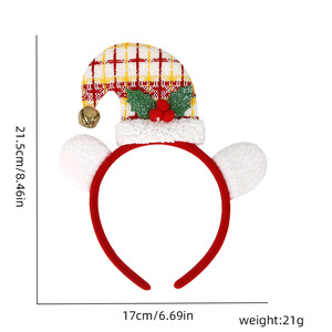 Nouveau Design de Noël de Santa Bandeau Boucle <span class=keywords><strong>Enfants</strong></span> Adulte Santa Party Décoration Chapeau De Noël Bandeau Fournitures - Product Image 2