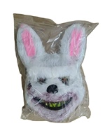 Lapin ours en peluche masque effrayant Halloween décor pour les fêtes lapin conception confortable ajustement pour Halloween carnaval et événement costumé