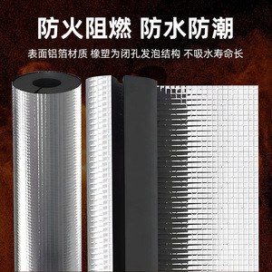 Manchon d'isolation en aluminium, caoutchouc et plastique Huamei pour tuyaux d'eau extérieurs, antigel, énergie solaire, norme JG149 2003 - Product Image 3