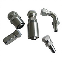 En stock, raccords hydrauliques durables et légers, flexibles 45 #   Construction en acier/acier inoxydable certifiée CE pour excavatrices