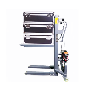 Conception pliable <span class=keywords><strong>Mini</strong></span> chariot élévateur électrique Palette Jack Chargeur <span class=keywords><strong>Gerbeur</strong></span> pour transporter des haut-parleurs Audio Cas Équipement de scène - Product Image 6