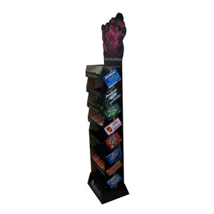 Custom Made <span class=keywords><strong>Counter</strong></span> Top Dây Kim Loại Nhai Kẹo Cao Su Hiển Thị Giá Đỡ Cho Siêu Thị - Product Image 4