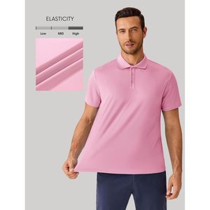 Polo pour homme FOXA à manches courtes, séchage rapide, évacuation de l'humidité, pour le golf, décontracté, pour l'entraînement - Product Image 4