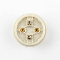 Portalámparas E27 de Baquelita con Terminales de Cobre y Cableado Sencillo para Iluminación Interior del Hogar