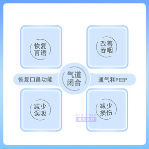 Stimulateur vocal pour trachéotomie Shengjie Speech Valve, équipement de réadaptation post-chirurgicale, blanc - Product Image 4