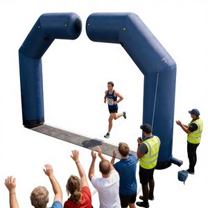 Arche gonflable personnalisée à base stable, facile à assembler, pour stand promotionnel commercial – Vente directe usine Da Niu - Product Image 2