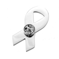 Yiwu Aceon acier inoxydable taille personnalisée texte personnalisé les ramener à la maison maintenant Anti guerre jaune émail ruban broche