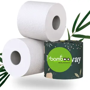 Роскошная бамбуковая производитель туалетной бумаги 2 слоя/3 слоя рулон туалетной бумаги