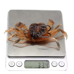 Aotuo Leurre souple réaliste en forme de <span class=keywords><strong>crabe</strong></span>, 10 cm, 34 g, avec hameçon, leurre nageur lesté pour la pêche au bar en <span class=keywords><strong>eau</strong></span> salée - Product Image 4