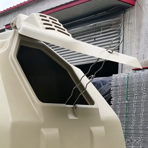 Enclos d'élevage de veaux en plein air, nichoirs en plastique pour veaux, boxes, enclos de regroupement, abri en acier pour veaux, équipement d'élevage pour ferme - Product Image 3