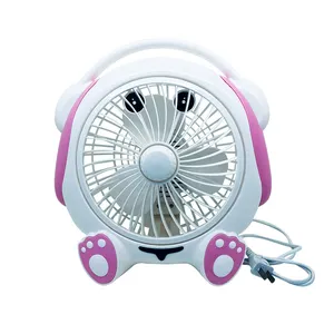 Dc Mesa Mini Estudante Portátil Cartoon Animal Forma Ventilador Mesa Mini Ventilador De Desenhos Animados