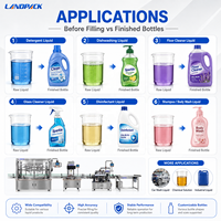 Machine de remplissage de bouteilles pour détergent liquide, nettoyant WC, lessive et liquide vaisselle