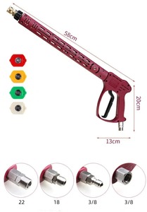Pistolet de lavage haute pression à buses multi-angles pour le lavage des véhicules et le nettoyage des sols de cour - Product Image 3