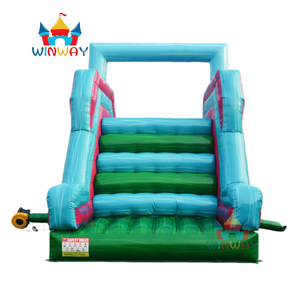 <span class=keywords><strong>Prix</strong></span> d'usine, toboggan gonflable irisé, combinaison d'échelle d'escalade et de toboggan sec, ensemble de toboggan d'escalade bleu vert, jeu pour enfants pour location de fête - Product Image 5