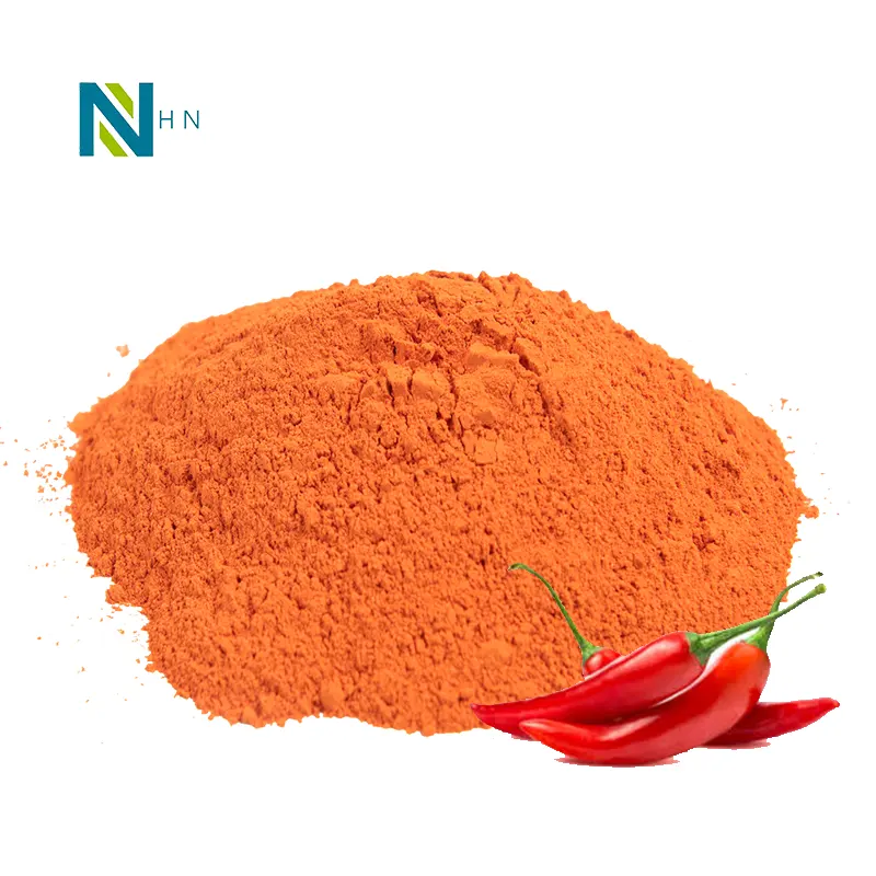 Harga grosir bubuk ekstrak cabai merah Capsanthin pigmen alami 0.5% 1% bubuk paprika aman