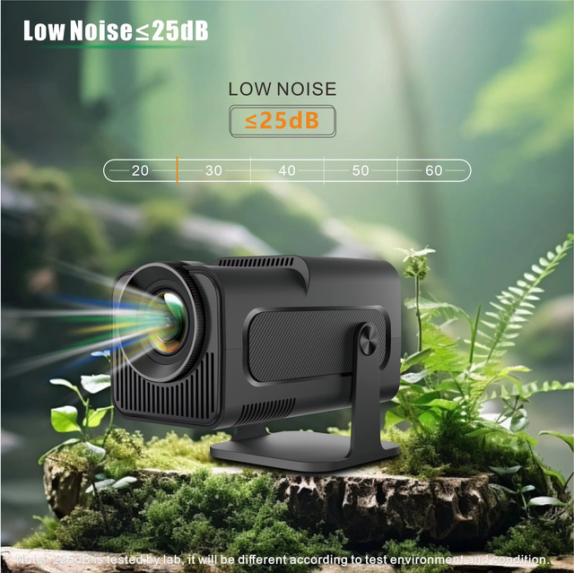 HY320 Mini Portable Smart Projector 4K HD WIFI Android 13 LED LCD Lamps 720p Resolution Manual Wholesale T950s Chips