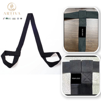 ARTIVA ST03 Yogamatband met aangepast logo, OEM, dubbele lus, draagband, antislip, katoenen webbing, verstelbare houder, unisex, geschikt voor sportschool en studio