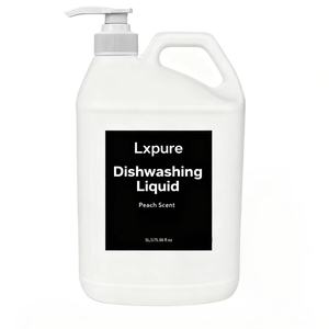 Factory Supply Lxpure Multi-Fragranced Dishwashing Liquid OEM 5L Powerful Degreasing <strong>Dish</strong> <strong>Detergent</strong> for Commercial and Home Use - Product Image 1