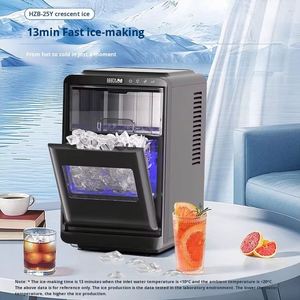 Máquina de Hielo Sólido en Forma de Media Luna de 1.8L, Enchufable, para Uso Doméstico y Comercial, para Fiestas, Cafeterías, Tiendas de Té con Leche, Totalmente Automática - Product Image 4