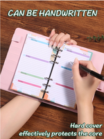 Carnet de notes personnalisé avec fleurs, classeur multifonctionnel pour la gestion financière, planificateur mensuel et hebdomadaire, planificateur budgétaire A6