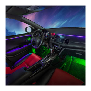 Lumières intérieures de voiture K5 12V avec fonction capteur de musique, vente directe d'usine - Product Image 2