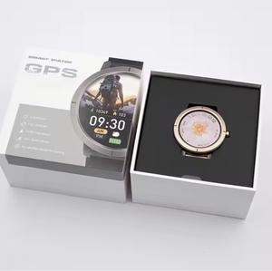 통화 기능이있는 스마트 시계 블루투스 수영 방지 골프 시계 GPS 스마트 GPS 스포츠 시계 1.32in AMOLED로 돌아 가기 - Product Image 6