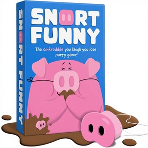 Juego de Mesa Oinkredible para Familias, Niños y Adultos, de 4 a 8 Jugadores, Edad 8+, Incluye 150 Tarjetas de Desafío y 5 Boquillas de Cerdo - Product Image 1
