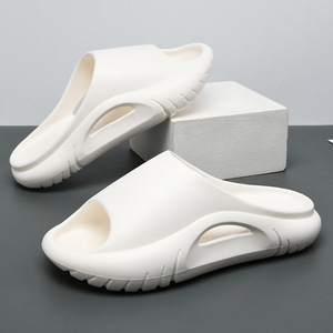 Men's Summer One-Flip Flip-Flops Soft Sole Outdoor Beach Shoes White EVA Open Toe <b>Slippers</b> QL301 - Product Image 4
