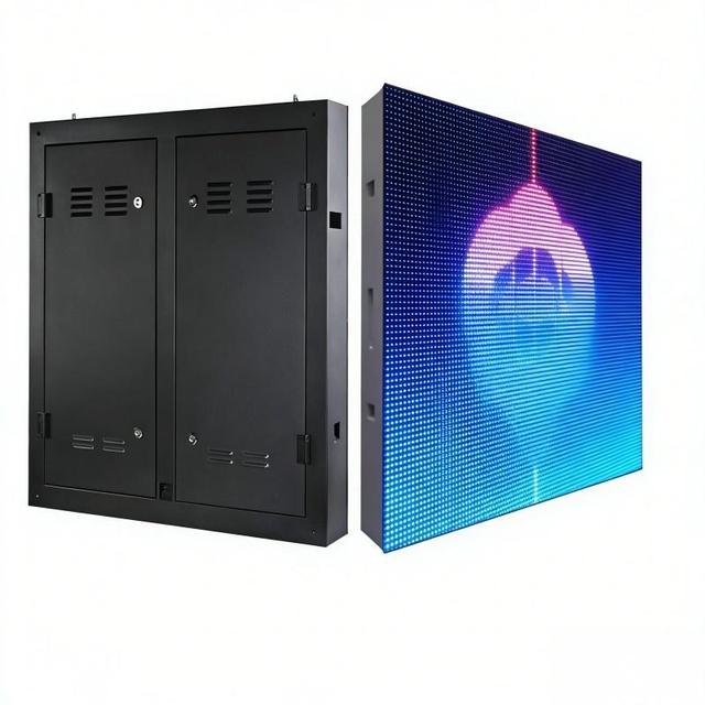 Outdoor Rental LED Screen P2.5-P10 Wall-mounted Cabinet Advertising Display 20000 Nits Brightness 5-Year Warranty CMS RDM High