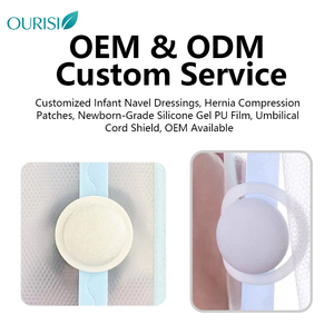 Parches para <span class=keywords><strong>Hernia</strong></span> <span class=keywords><strong>Umbilical</strong></span> para Recién Nacidos - Parches de Cuidado del Ombligo de Gel de Silicona y Película de PU Transpirables e Impermeables con Aplicación a Presión - Product Image 1