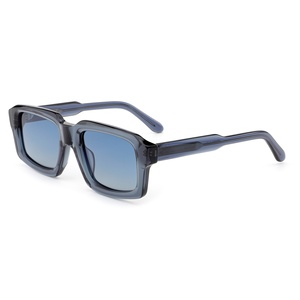 Occhiali da Sole di Lusso con Montatura Rettangolare Grande in Acetato Verde, Design Personalizzato, Occhiali da Sole Firmati alla Moda per Uomo e Donna - Product Image 2