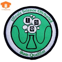 Patch brodé blanc personnalisé en forme de crâne, bord surjeté, thermocollant ou à coudre, support sergé, pour vêtements de motard, applique en gros