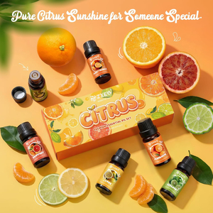 Juego de Aceites Esenciales Cítricos para Difusor, para Velas y Jabones Caseros, Naranja Dulce, Bergamota, Limón, Pomelo, Lima, Mandarina - Product Image 5
