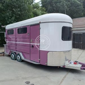 Remorque durable en vente en 2025, remorques et caisses à chevaux chinoises, remorque à chevaux 3Hal pour le transport - Product Image 3