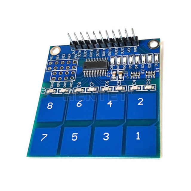 Hentet 8-Way Touch Switch TTP226 Digital Capacitive Touch Sensor Module