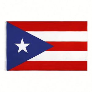 Hot Sales Premium Quality Puerto Rico 3x5Ft Puerto Rican National <b>Flags</b> Double Stitch Brass Grommets Aluminum Flying Style - Product Image 1