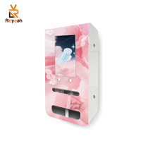 Distributeur de serviettes hygiéniques et de mini tampons mural Distributeur automatique de pièces de monnaie QR/Token Système de paiement Mini distributeur automatique gratuit Fournisseur