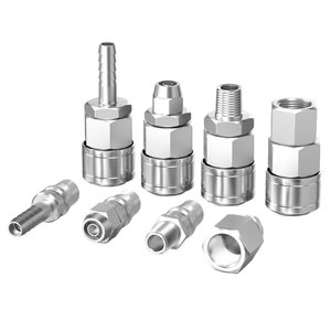 Trachea self-locking male and female <b>quick</b>-plug pneumatic accessories air compressor steam pump air cannon 304 stainless <b>steel</b> c - Product Image 5