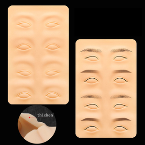 Basic PMU <b>Practice</b> Skin 3D Eyebrow Lip Eyeliner Silicone <b>Pad</b> for Microblading Training - Product Image 6