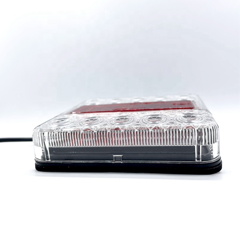 Новейшие квадратные светодиодные задние фары для прицепа E-Mark 12 В