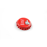 Bouchon de bouteille en tôle TFS personnalisé, finition mate ou brillante, pour vente en gros
