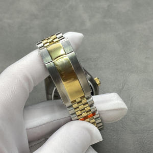 2025 Đồng hồ cơ nam cao cấp bán chạy nhất với mặt số màu đen hai tông màu, Múi giờ Kép và lịch - Product Image 5