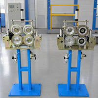 Machine automatique de cerclage de câbles avec système de traversée et de comptage par mètre