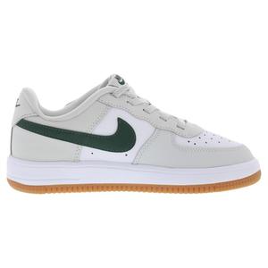 Chaussures pour garçons For Force 1 Low Slip-On avec empeigne en PU et doublure en mesh, couleur Photon Dust White Fir - Product Image 2