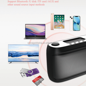 Boîte de basse haute puissance 60W Haut-parleur intégré portable Maison Ktv Karaoké Haut-parleurs extérieurs chantants professionnels avec micros - Product Image 4