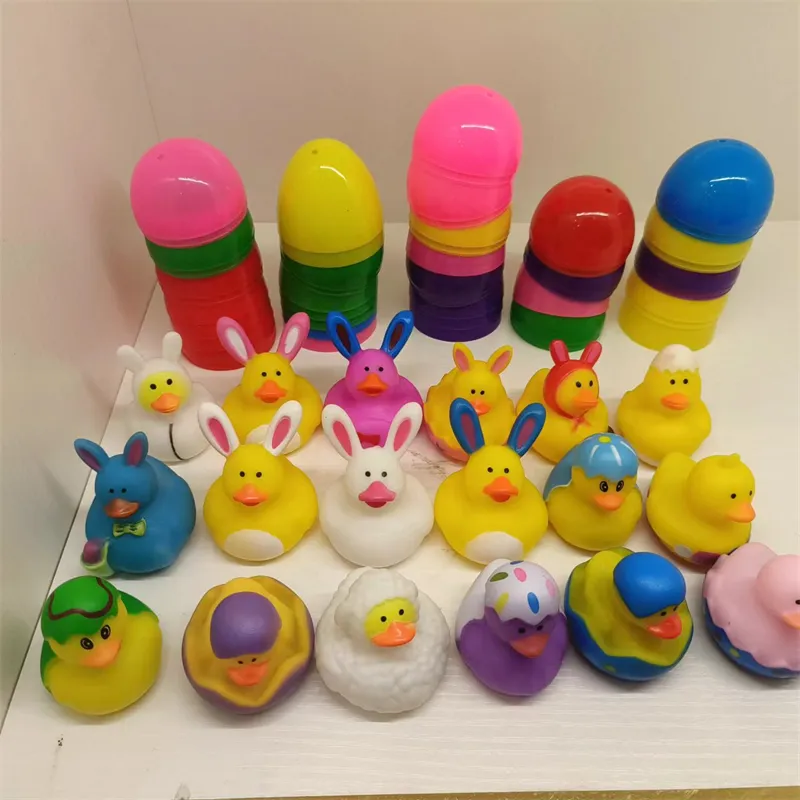Best Gift Baby Bath Sound DuckToy Children Squeaky Shower Duckling Swimming Mini Baby Rubber Duck BathToy
