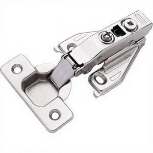 Bisagras de Acero de Cierre Suave de Cobertura Total para Gabinetes de Cocina, Bisagra Oculta de 105 mm para Puertas con Marco Frontal, Ajustable en 3 Direcciones, Moderna - Product Image 1