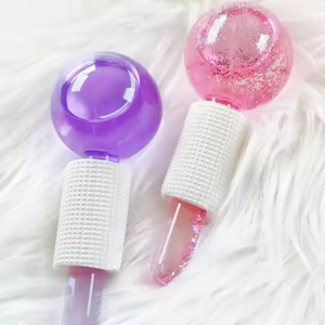 Estimula los músculos y los nervios faciales Bolas de masaje de globo frío blanco Masajeador facial Globos de hielo - Product Image 2